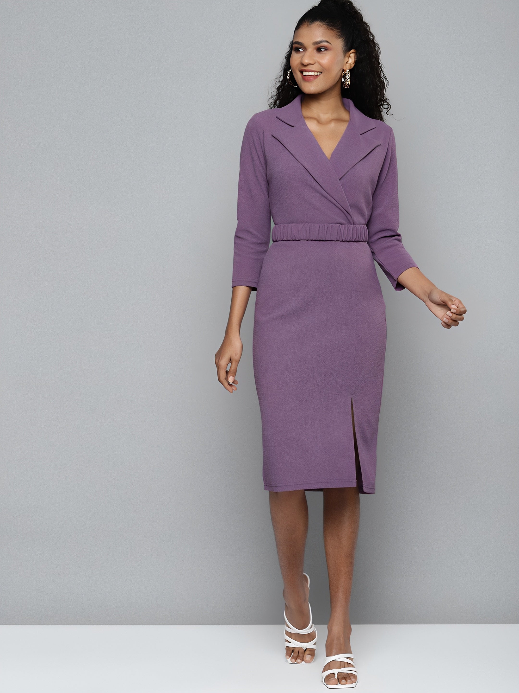 Noir Elegance Sheath Dress