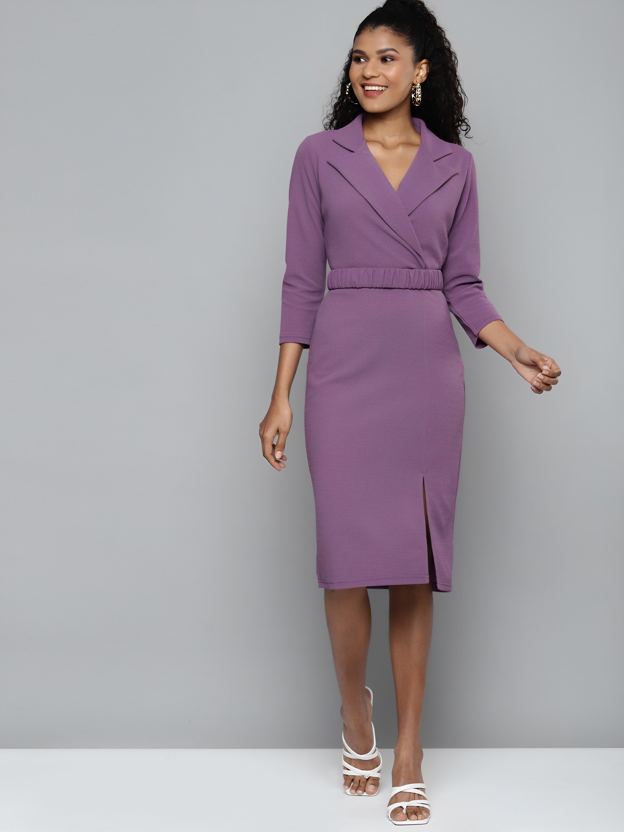 Noir Elegance Sheath Dress